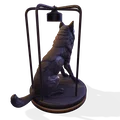 Đèn Điêu Khắc Hình Sói – Mô Hình 3D PBR Trang Trí & Công Năng (FBX, STL, USDZ, GLB) - Thumbnail 10