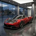 Mô hình siêu xe Pagani Huayra in 3D chất lượng cao - Thumbnail 2
