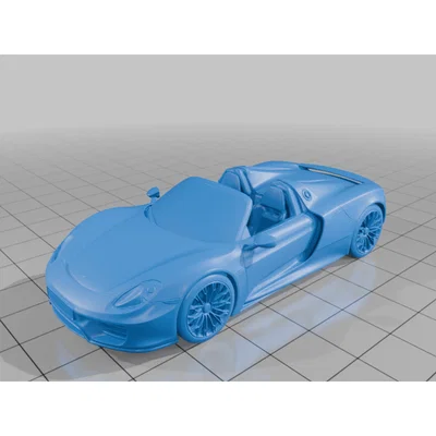Mô hình 3D Porsche 918 Spyder - Tặng phẩm cho người đam mê siêu xe
