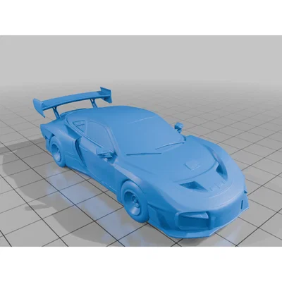 Mô hình xe đua Porsche 935 (2019) thiết kế 3D cực chi tiết