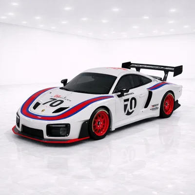 Mô hình xe đua Porsche 935 (2019) thiết kế 3D cực chi tiết