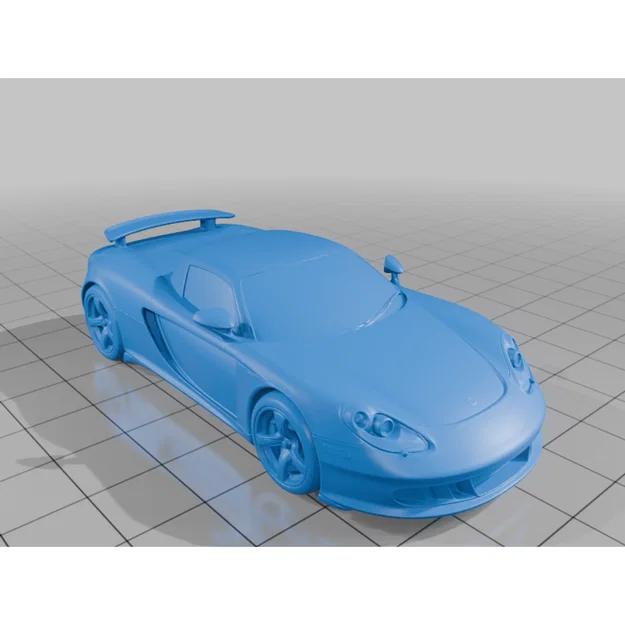 Mô hình 3D Porsche Carrera GT: Siêu xe huyền thoại cho dân chơi in 3D - Image 1