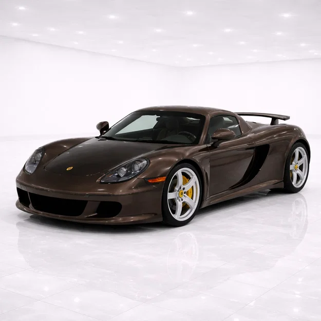 Mô hình 3D Porsche Carrera GT: Siêu xe huyền thoại cho dân chơi in 3D - Image 2