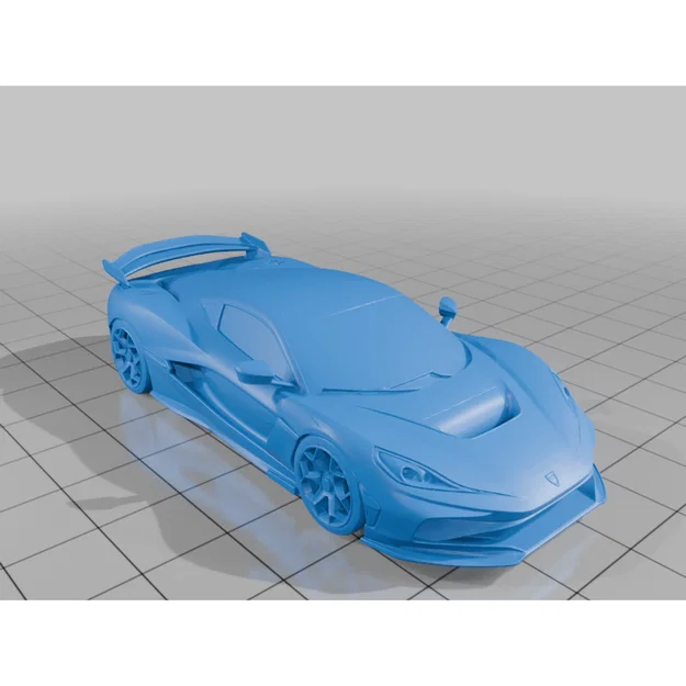 Mô hình siêu xe Rimac Nevera 3D cực chất để trưng bày - Image 1