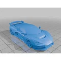 Mô hình siêu xe Rimac Nevera 3D cực chất để trưng bày - Thumbnail 1