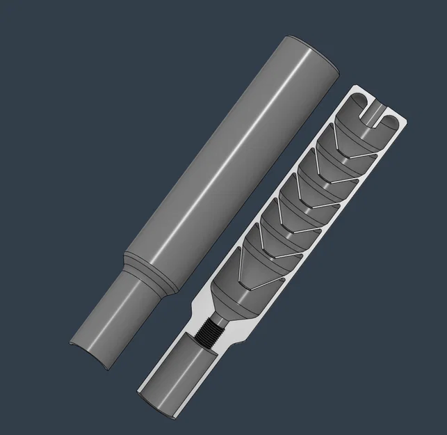 Bộ giảm thanh cho súng hơi JTS Airstryke Carbine - Image 4