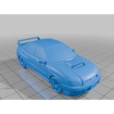 Mô hình Subaru Impreza WRX STI (2004) in 3D