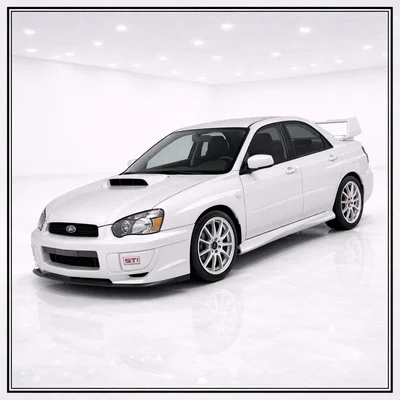 Mô hình Subaru Impreza WRX STI (2004) in 3D