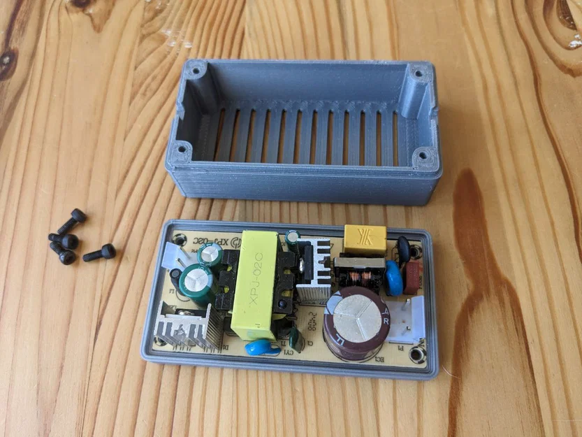 Vỏ bảo vệ cho module nguồn 12V 3A XPJ-02C từ Aliexpress - Image 1