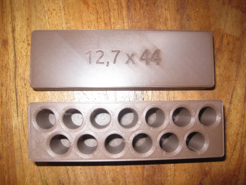Hộp đựng 13 viên đạn 12,7x44 cho súng Swedish rolling block - Image 2