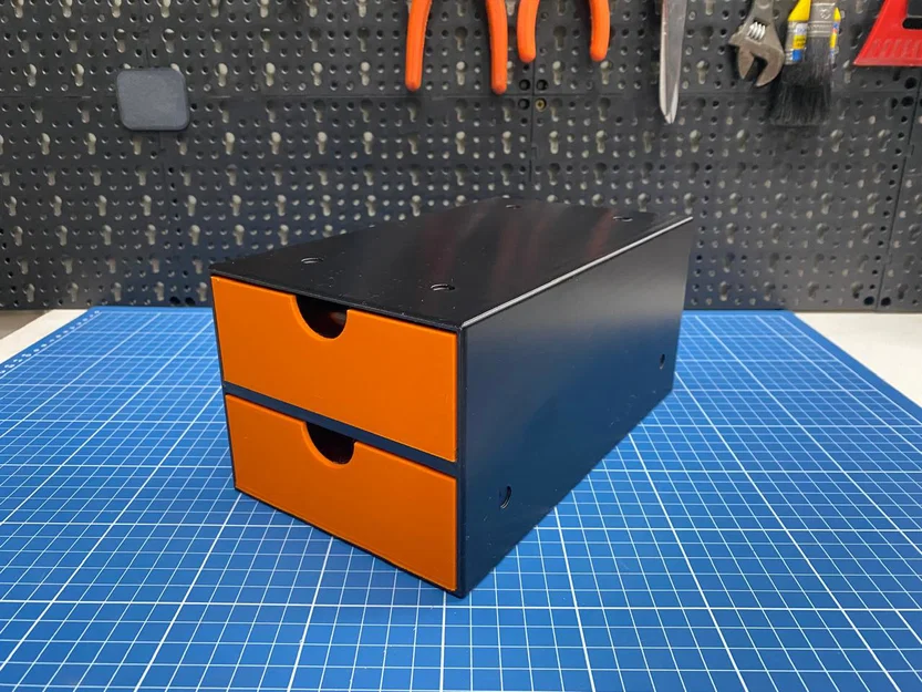 Hộp đựng đồ đa năng 2 ngăn nhỏ in 3D tiện lợi - Image 2