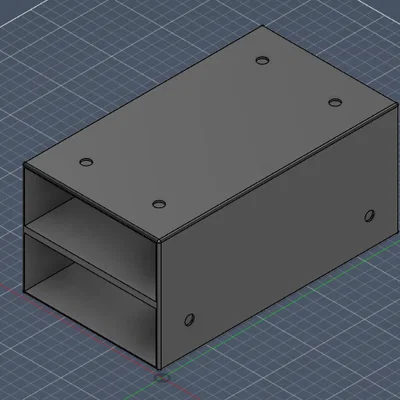 Hộp đựng đồ đa năng 2 ngăn nhỏ in 3D tiện lợi