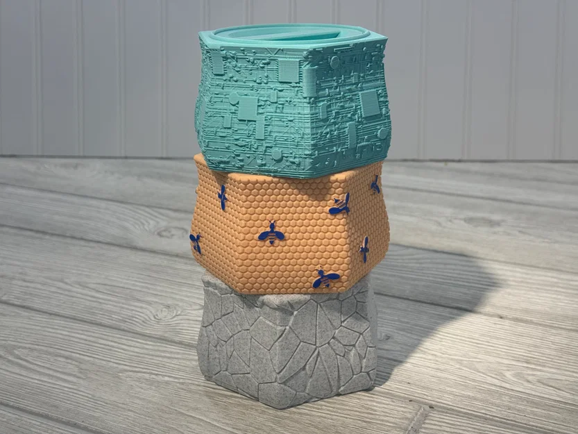 Hộp đựng HexWave - Mẫu Borg - Image 3
