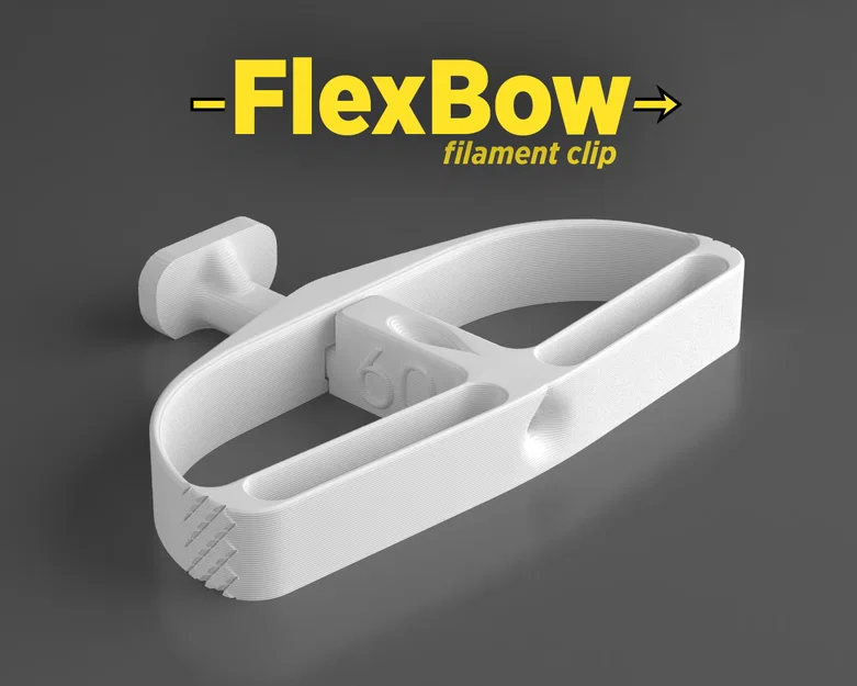 Kẹp Filament FlexBow | Kẹp spool in nguyên khối, nhanh và hiệu quả - Image 1