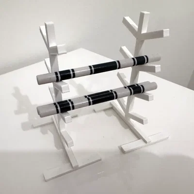 Giá đỡ thanh nhảy cho mô hình ngựa Schleich (Pole Rack)
