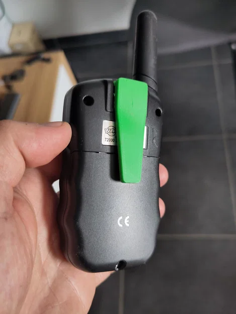 Mẫu ngàm cài lưng cho máy bộ đàm Buki TW01 in 3D - Image 1