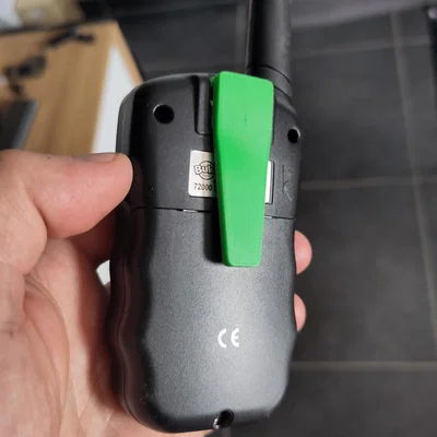 Mẫu ngàm cài lưng cho máy bộ đàm Buki TW01 in 3D