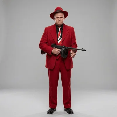 Mô hình 3D nhân vật Pat Patton - Dick Tracy (1990)