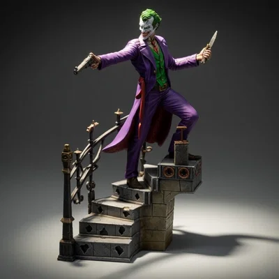 Mô hình Joker - Joker trên cầu thang