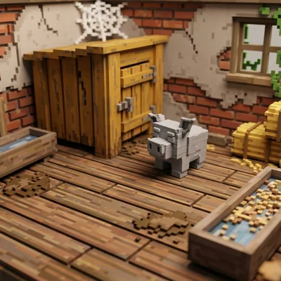 Pixel Piggy – Phong cách Voxel