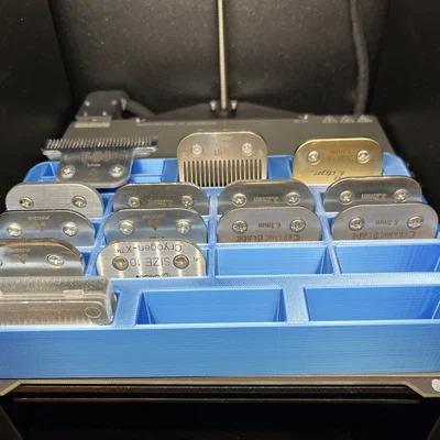Khay đựng lưỡi tông đơ 3D - Phụ kiện gọn gàng cho thợ cắt tóc