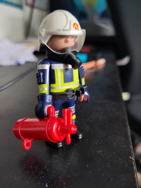 Mặt nạ phòng độc in 3D cực ngầu cho lính cứu hỏa Playmobil - Image 1