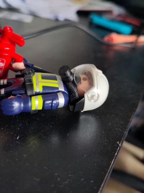 Mặt nạ phòng độc in 3D cực ngầu cho lính cứu hỏa Playmobil - Image 2