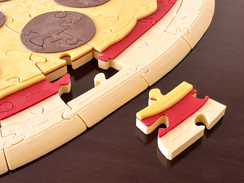 Bộ xếp hình Pizza Jigsaw Puzzles - Image 3