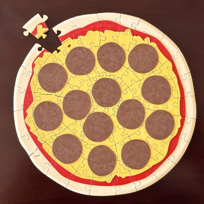 Bộ xếp hình Pizza Jigsaw Puzzles