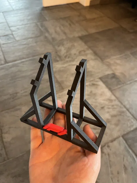 Giá đỡ nghiêng cho mô hình xe đua LEGO F1 (F1 car angled stand) - Image 2