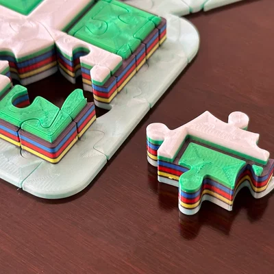 Bộ thiết kế Puzzle kèm các mẫu Puzzle Bóng bay