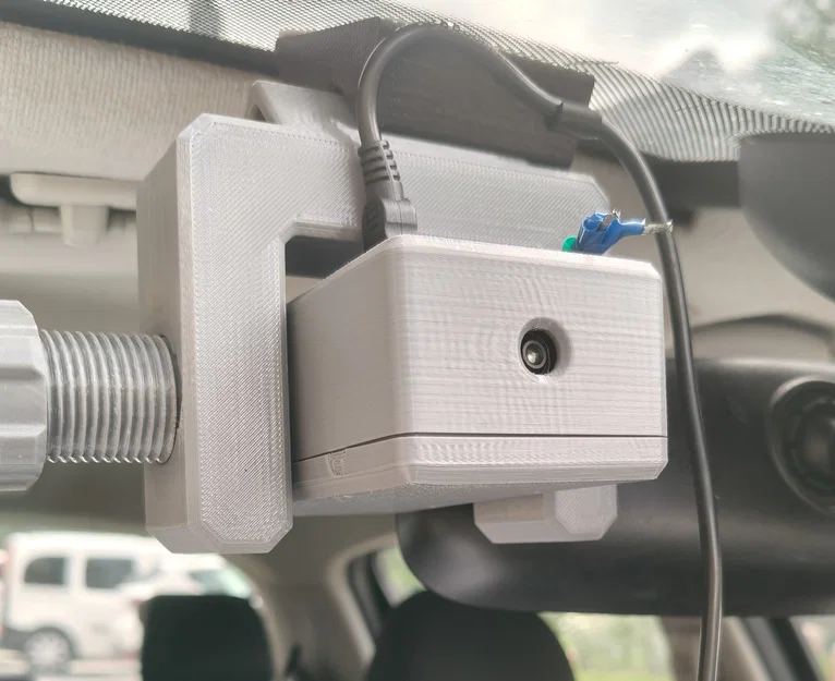 Case Dashcam Parametric cho Raspberry Pi Zero (2W) kèm Pi V3 Cam và Quạt 30x30x8 mm - Image 6