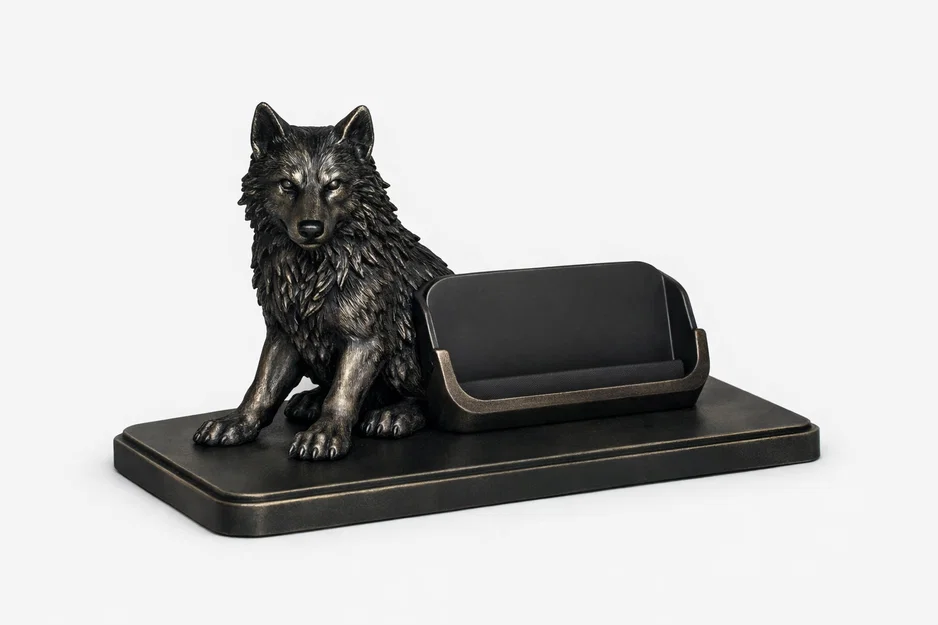 Wolf Desk Organizer – Mô hình 3D trang trí và tiện ích (FBX, STL, USDZ, GLB) - Image 1