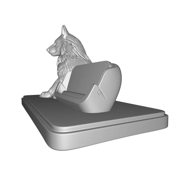 Wolf Desk Organizer – Mô hình 3D trang trí và tiện ích (FBX, STL, USDZ, GLB) - Image 2