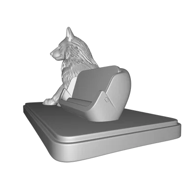 Wolf Desk Organizer – Mô hình 3D trang trí và tiện ích (FBX, STL, USDZ, GLB)