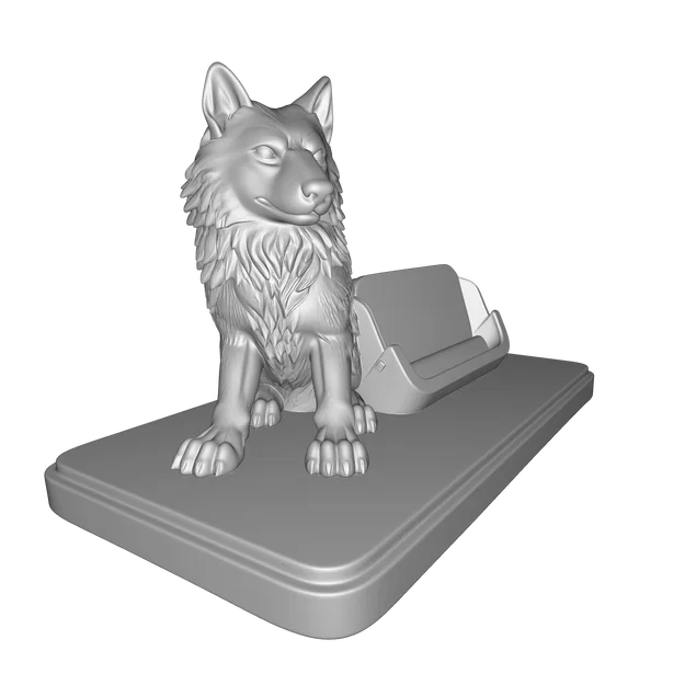 Wolf Desk Organizer – Mô hình 3D trang trí và tiện ích (FBX, STL, USDZ, GLB) - Image 4