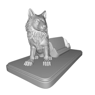 Wolf Desk Organizer – Mô hình 3D trang trí và tiện ích (FBX, STL, USDZ, GLB)