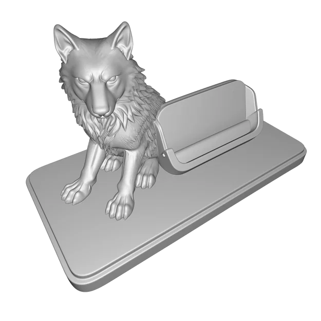 Wolf Desk Organizer – Mô hình 3D trang trí và tiện ích (FBX, STL, USDZ, GLB) - Image 6