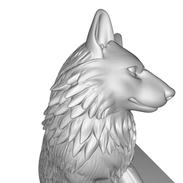 Wolf Desk Organizer – Mô hình 3D trang trí và tiện ích (FBX, STL, USDZ, GLB) - Image 14