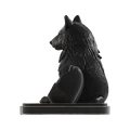 Wolf Desk Organizer – Mô hình 3D trang trí và tiện ích (FBX, STL, USDZ, GLB) - Thumbnail 18