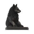 Wolf Desk Organizer – Mô hình 3D trang trí và tiện ích (FBX, STL, USDZ, GLB) - Thumbnail 19