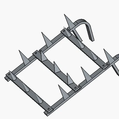 Hệ thống gai chống chim bồ câu dạng mô-đun cho máng xối