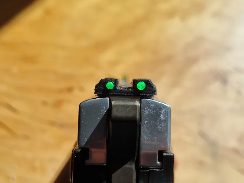 Thước ngắm sau fiber-optic cho ASG CZ P-09 - Image 2