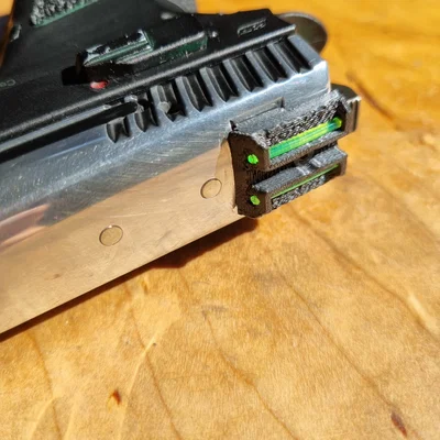 Thước ngắm sau fiber-optic cho ASG CZ P-09