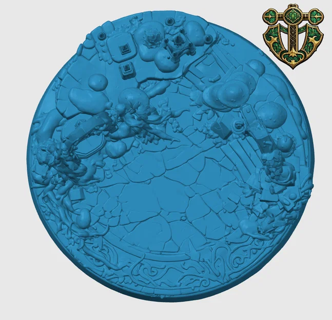 Mẫu đế mô hình vương quốc yêu tinh Elven Lair cho game RPG - Image 2