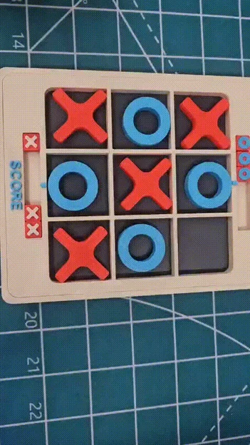 Tic Tac Toe (Tris) – Bộ cờ 3D có tích hợp bộ đếm điểm & hộp đựng - Image 7