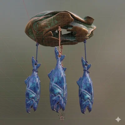 Chuông gió mô hình Dunkleosteus - Trang trí cổ đại độc đáo