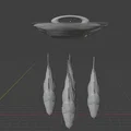 Chuông gió mô hình Dunkleosteus - Trang trí cổ đại độc đáo - Thumbnail 2