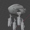 Chuông gió mô hình Dunkleosteus - Trang trí cổ đại độc đáo - Thumbnail 3