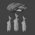Chuông gió mô hình Dunkleosteus - Trang trí cổ đại độc đáo - Thumbnail 4